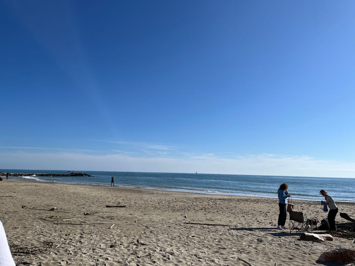 Mediterranean beach at Palavas-des-Flots