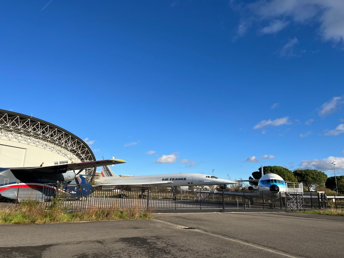 The Concorde at the Toulouse Aeroscopia museum